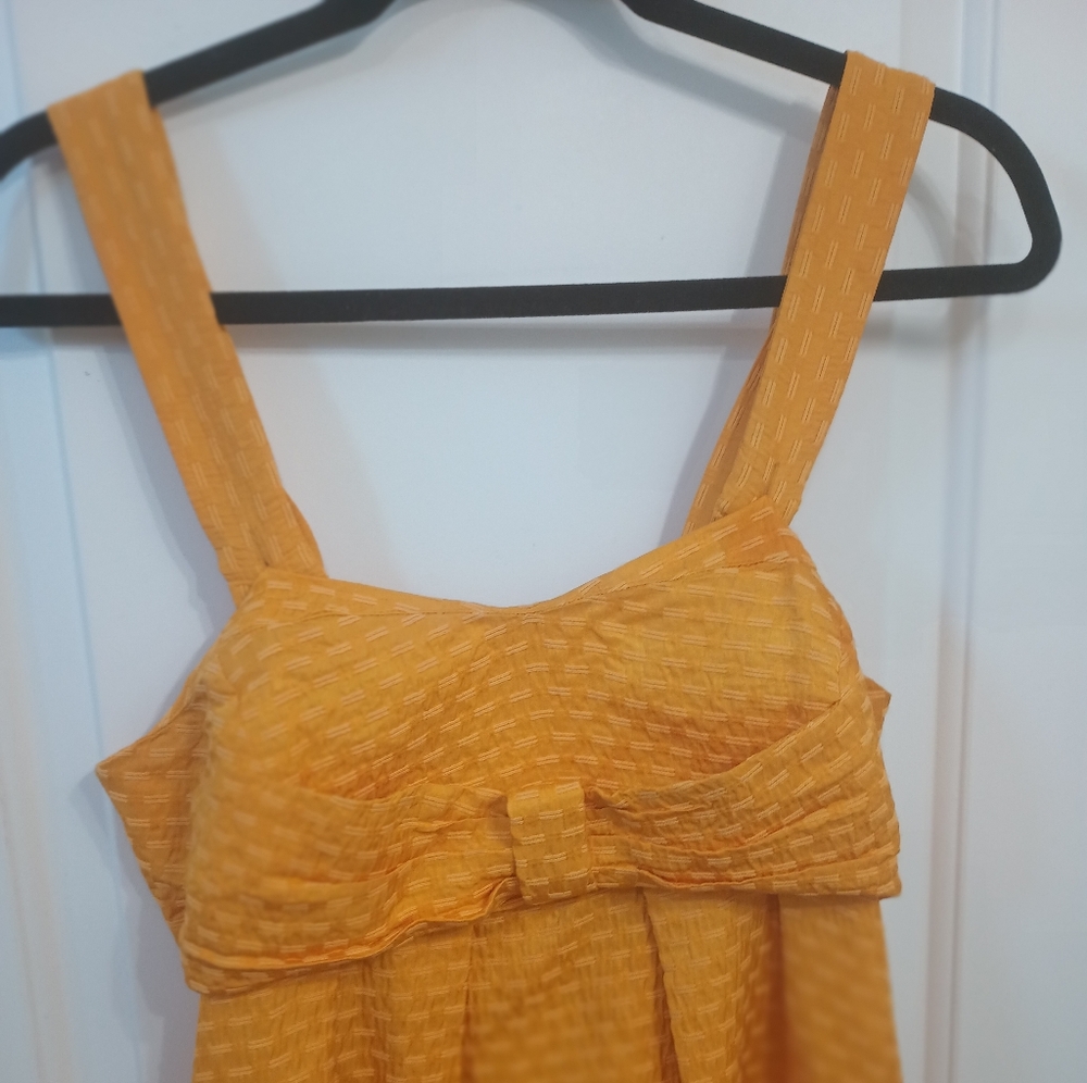 See By Chloe Textured Orange Top